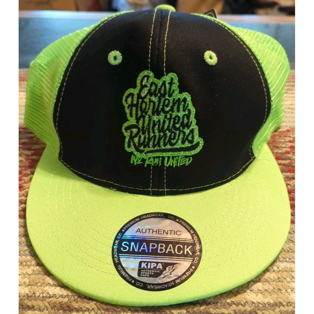 New Harlem Snapback Hat Cap East Harlem United Runners We Run United Adjustable